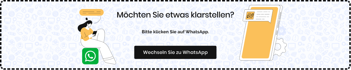 Möchten Sie etwas klarstellen