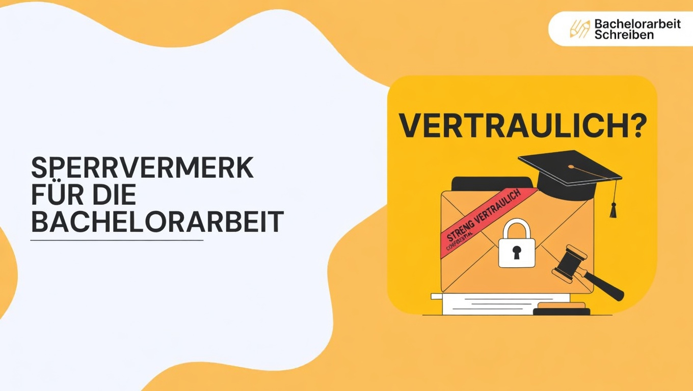 Sperrvermerk für die Bachelorarbeit